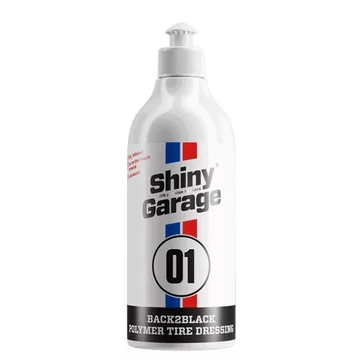 SHINY GARAGE BACK2BLACK - Gumiápoló - 500ML